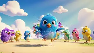 Angry Birds Tiny Blue Chick Bounced Off the Jump | Nursery Rhymes for Kids & Baby Songs