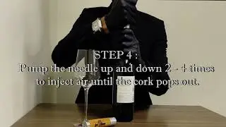 How to Open a Bottle of Wine Using the for Leone Pressure Wine Opener! 🍷✨