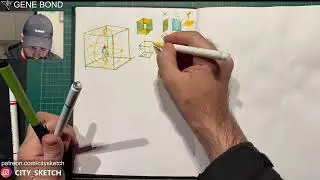 Curvilinear perspective for beginners. How to draw like Kim jung Gi