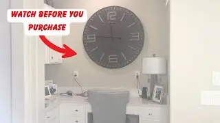 HomeRoots Oversized Industrial Clock