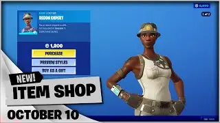 FORTNITE ITEM SHOP OCTOBER 10 2020. RECON EXPERT IS BACK IN THE SHOP!!! (5 FREE GIFTS INSIDE)