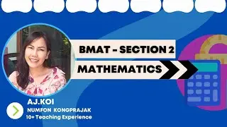 BMAT SECTION 2 SCIENTIFIC KNOWLEDGE MATH