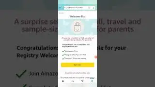 Amazon Welcome Box Baby Registry 2022