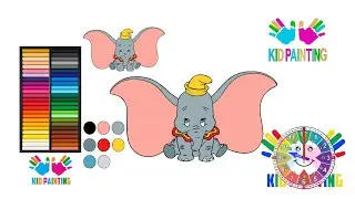 DUMBO THE LITTLE ELEPHANT PAINTING | EASY ART