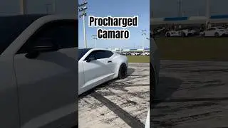 Procharged Camaro💨#CarLover #CarMeet