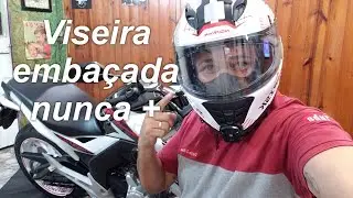 pin lock! como colocar,  viseira embaçando nunca mas! película anti Embaçante, preço, etc.