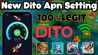 dito apn settings for faster internet connection