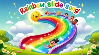 Rainbow Slide Song 🌈 | Fun Nursery Rhyme for Kids | Colorful Children&rsquo;s Song & Animation