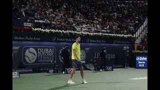 Hubert Hurkacz vs Jannis Sinner - Court Level View 60fps 2022