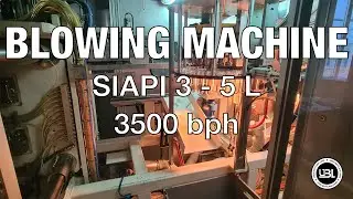 Used Blow Molding Machine for PET preforms Siapi EA2S 5 Cavities year 2011 3L - 5L up to 3500 bph