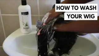 HOW I WASH MY PERUVIAN WIG | SOUTH AFRICAN YOUTUBER