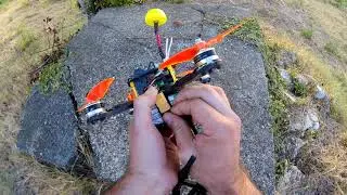 f7 frankenquad betaflight 3.2  los test whit Dalprop Cyclone 5050C