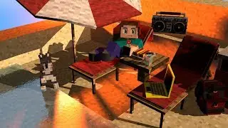 minecraft speed art cinema 4d