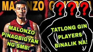SINO SINO ITONG BINALIK NA TATLONG PLAYERS NG GINEBRA! | MALONZO SMB PALA ANG GUSTONG KUMUHA! 