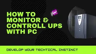 INTERFACE UPS WITH SERVER or PC USING WIN POWER |CONFIGURATION, CONTROLLING & MONITORING / PART-02 🔌