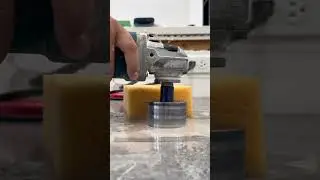 Holesaw #tile #construction #bathroomremodeling  #tileinstallation