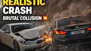 REALISTIC CAR CRASH | High Speed Impact & Damage Simulation