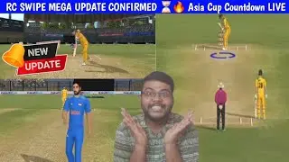 BREAKING RC Swipe Mega Update Release Date OUT 📢🔥 Real Cricket Swipe Asia Cup Update Coming Soon .