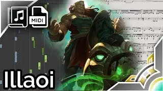 Illaoi login theme - League of Legends (Synthesia Piano Tutorial)