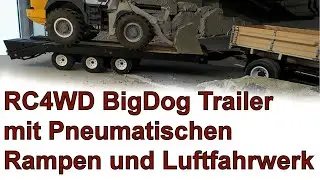 RC4WD BigDog Trailer mit Pneumatischen Rampen und Luftfahrwerk