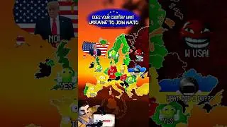 does your country want ukraine in nato #europe #history #map #mapping #geography #mapper #shorts