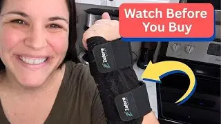 Carpal Tunnel Wrist Brace Support Metal Splint Stabilizer Review - Watch Before You Buy!
