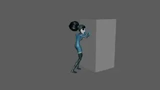 3D Animation | Push & Pull Exercise (Maya Playblast)