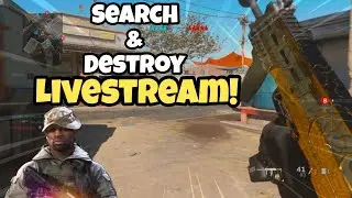 LIVE! Call of Duty Modern Warfare Search & Destroy! Gaining subs!