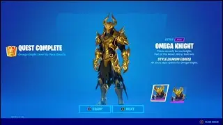 Unlocking The (Aurum Eques) Omega Knight Style (Week 4 Level Up Token Locations)