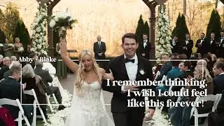 She didn't even want to go out that night; then she met her future husband! | Abby + Blake's Wedding