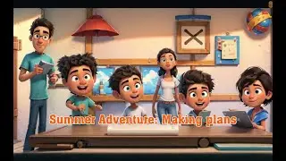 Animation Leo and Mia Family: Making plans for summer #cartoon
