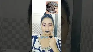 let's do black +silver lips🖤❄#ytshorts #lipstick #shortsfeed #viralvideo #makeup #viral #tiktokviral