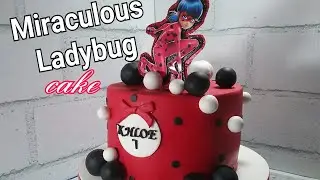 Making Miraculous Ladybug birthday cake