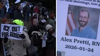 Bay Area demonstrators honor Veterans Affairs ICU nurse Alex Pretti, other victims of ICE