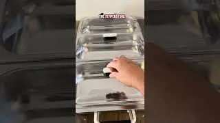 Сервировочный столик и подогреватель.