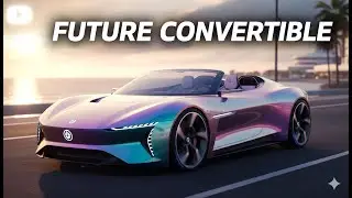Aura Chroma Convertible Concept | Holographic Paint Luxury Car That Changes Color (4K Cinematic)