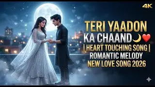 Teri Yaadon Ka Chaand 💞 | New Romantic Song 2026 | Bollywood Love Melody