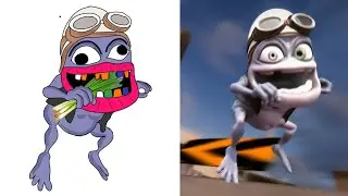 Crazy frog Axel F song Drawing Meme | part -2 crazy frog funny drawing meme
