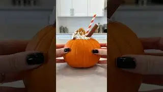Pumpkin spice latte 🎃🍂🍁 #fall #asmr #satisfying #drink #recipe #fyp #shorts #halloween #aesthetic