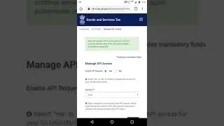 How to enable GST API Access (Hindi) जीएसटी एपीआय एक्सेस कैसे दे (हिंदी में)