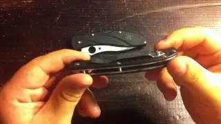 kershaw g10 hawk spyderco centofante 4 comparision knife review