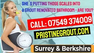 Wall and floor tile grout cleaning and restoration Camberley Surrey