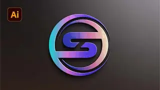 Letter S Logo Design | Monogram S Logo | 3d Logo Mockup