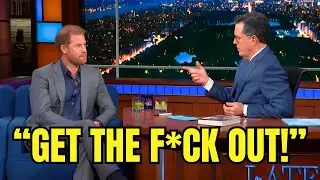 Prince Harry Kicked Off Colbert&rsquo;s Show After Fiery Comments