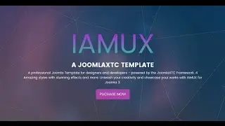 IAMUX - A JOOMLA 3x TEMPLATE