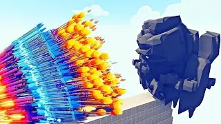 ROCK THROW GOLEM vs EVERY GOD - Totally Accurate Battle Simulator TABS