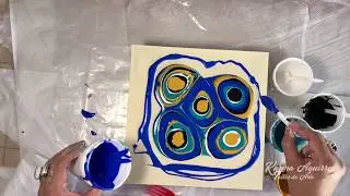 #13 TUTORIAL ACRILICOS FLUIDOS (Acrylic Pouring)- en Español - 