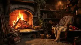 🔥Cozy Firelight Serenity | Fall Asleep And Relax Instantly With A Soothing Flickering Fire 🔥💤