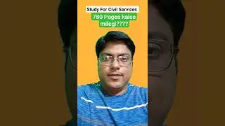 how to get 780 pages of study for civil services #short #shortvideo