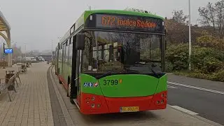 Jelcz M181MB/3 #3799 (-) - Czerwony Ikarus (wypożeczenie przez SimKol) - Linia 672